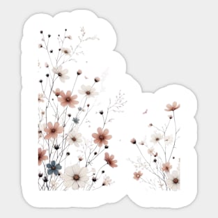 Fleurs partout. Sticker